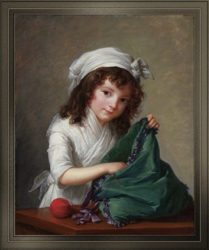 Mademoiselle Alexandrine-Emilie Brongniart by Elisabeth-Louise Vigee Le Brun